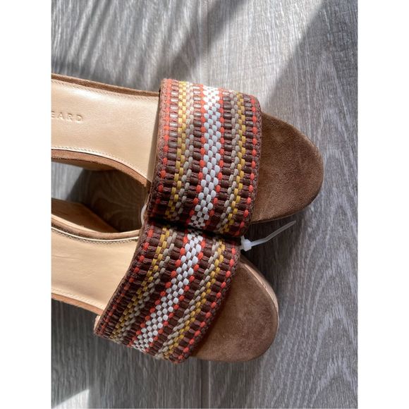 VERONICA BEARD Dali Woven Wedge Sandals Size 9 - Picture 8 of 9